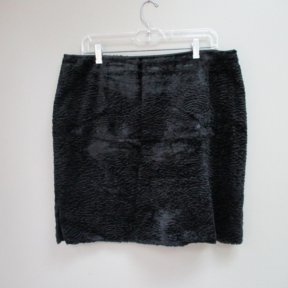 Juliana Collezione Crushed Velvet black Skirt 14